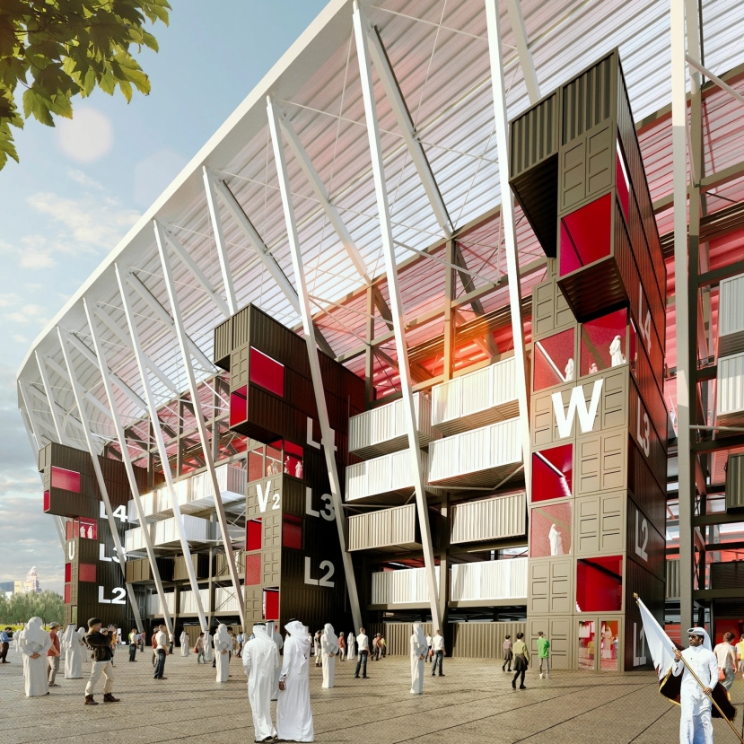 Sân 974 sẽ được tháo dỡ sau World Cup 2022. Ảnh: Internet Sân 974 sẽ được tháo dỡ sau World Cup 2022. Ảnh: Internet