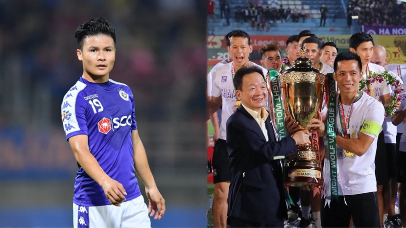 Hà Nội FC vô địch V-League 2022, Quang Hải có được nhận huy chương?. Ảnh: Internet Hà Nội FC vô địch V-League 2022, Quang Hải có được nhận huy chương?. Ảnh: Internet