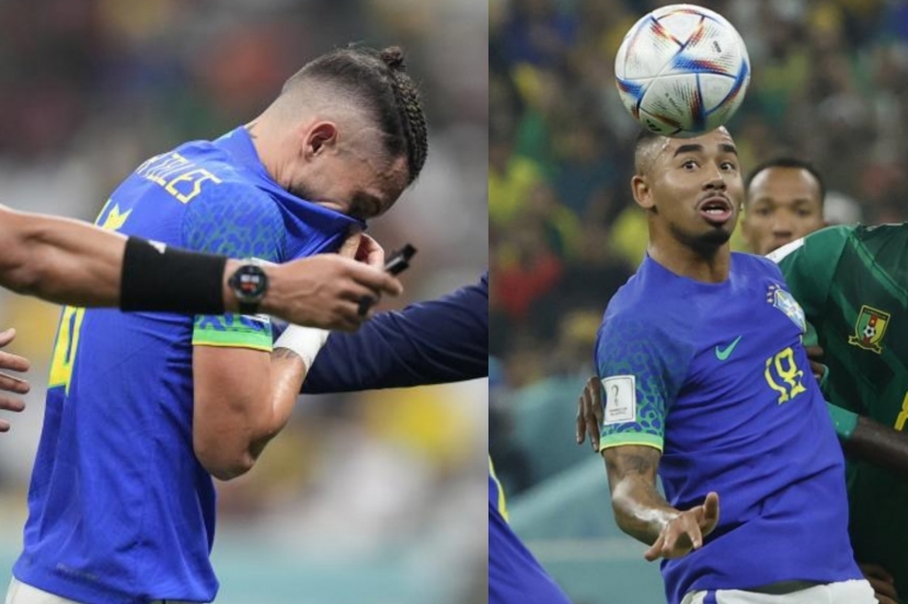 Jesus cùng Telles phải chia tay World Cup 2022 vì chấn thương. Ảnh: Internet Jesus cùng Telles phải chia tay World Cup 2022 vì chấn thương. Ảnh: Internet