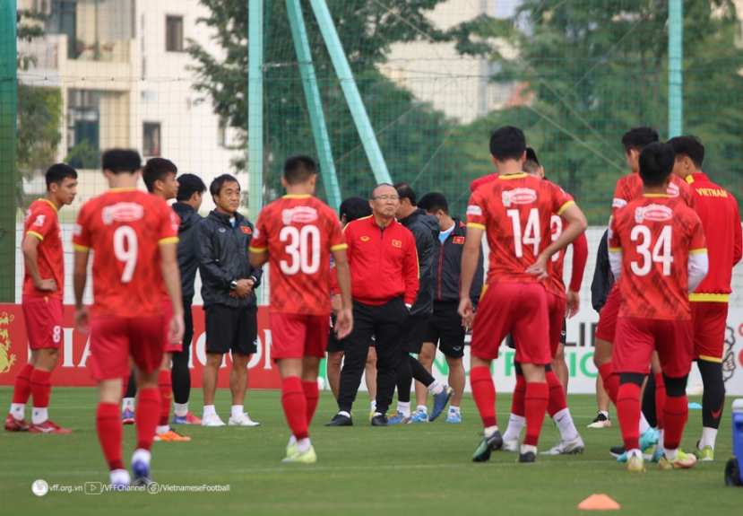 Tuyển Việt Nam đang tích cực tập luyện hướng đến AFF Cup 2022. Ảnh: VFF Tuyển Việt Nam đang tích cực tập luyện hướng đến AFF Cup 2022. Ảnh: VFF