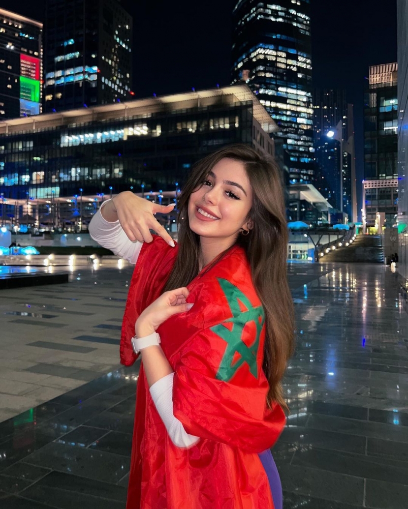 Ảnh: Chiêm ngưỡng nhan sắc nữ CĐV Ma Rốc trên khán đài World Cup 2022 - Ảnh 1 Ảnh: Chiêm ngưỡng nhan sắc nữ CĐV Ma Rốc trên khán đài World Cup 2022 - Ảnh 1