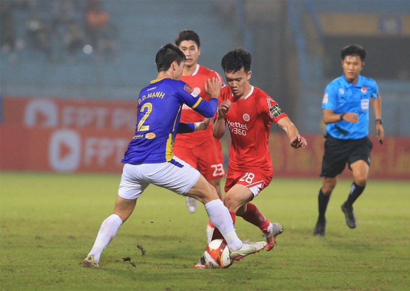 Hà Nội FC chia điểm với Viettel ở vòng đấu mở màn V-League 2023. Ảnh: VFF Hà Nội FC chia điểm với Viettel ở vòng đấu mở màn V-League 2023. Ảnh: VFF