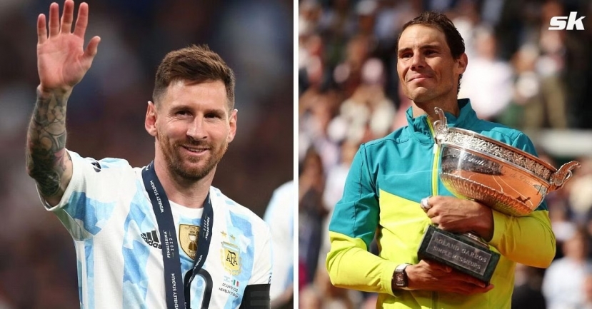 Rafael Nadal muốn NHM bầu chọn cho Messi. Ảnh: SK Rafael Nadal muốn NHM bầu chọn cho Messi. Ảnh: SK