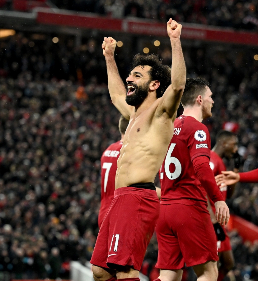 Salah thiết lập hàng loạt kỷ lục trong ngày Liverpool đại thắng Man Utd - Ảnh 1 Salah thiết lập hàng loạt kỷ lục trong ngày Liverpool đại thắng Man Utd - Ảnh 1