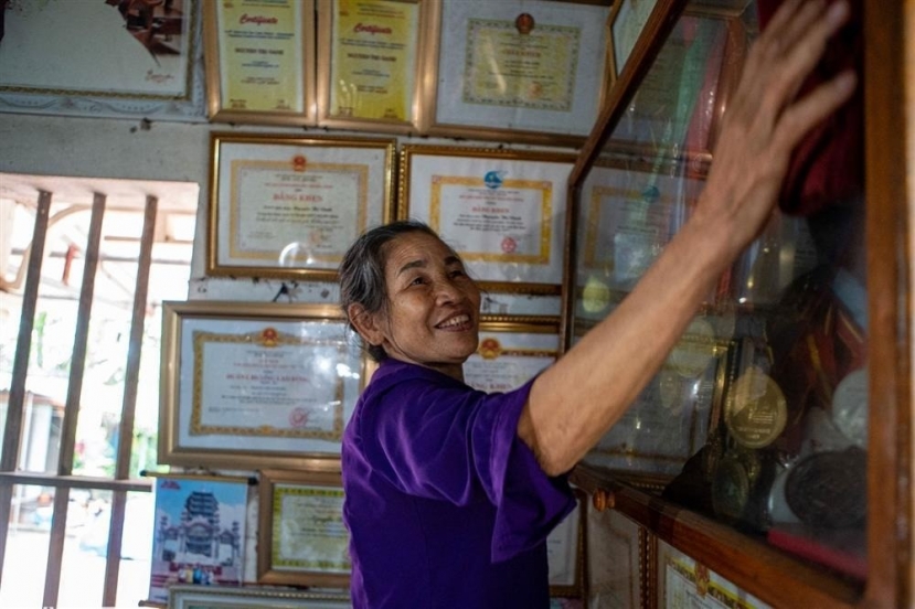 Bên trong căn nhà đơn sơ, 'ngập' huy chương của 'Cô gái Vàng' làng điền kinh Việt Nam 7