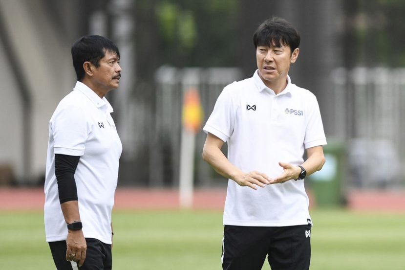 HLV Shin Tae Yong đã có những tư vấn cho HLV U22 Indonesia HLV Shin Tae Yong đã có những tư vấn cho HLV U22 Indonesia