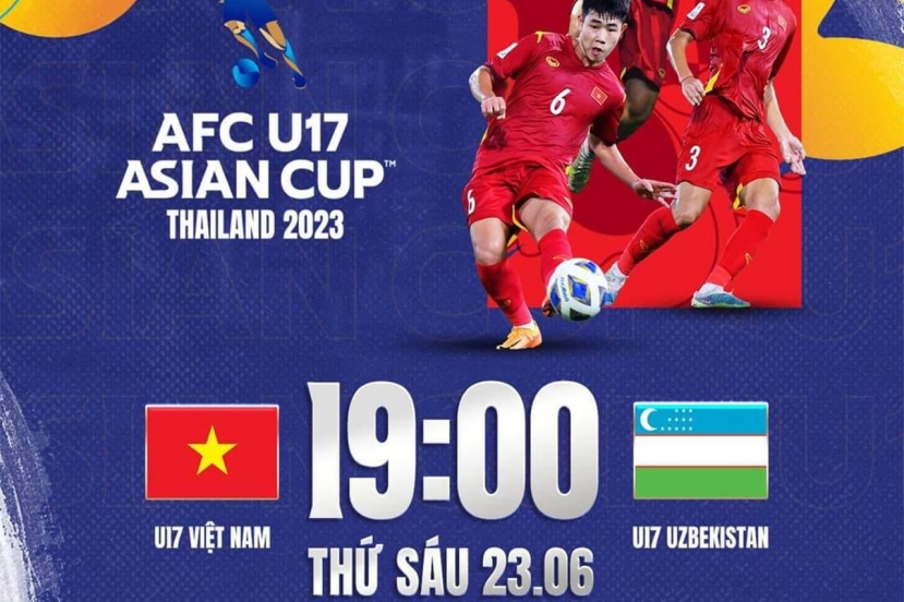 Link xem trực tiếp U17 Việt Nam vs U17 Uzbekistan, 19h00 ngày 23/6 - Ảnh 1 Link xem trực tiếp U17 Việt Nam vs U17 Uzbekistan, 19h00 ngày 23/6 - Ảnh 1