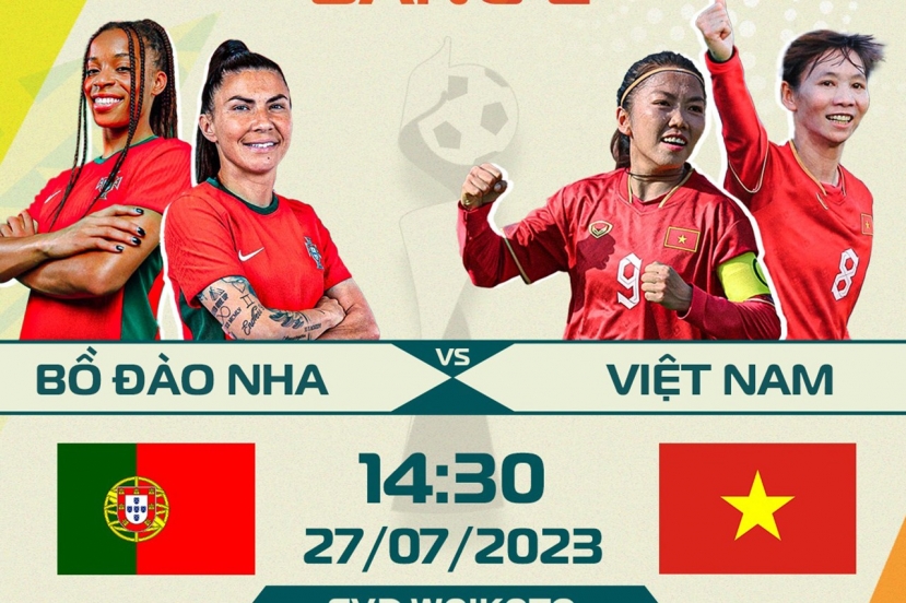 Nhận định nữ Việt Nam vs nữ Bồ Đào Nha 14h30 ngày 27/7, World Cup nữ 2023 - Ảnh 1 Nhận định nữ Việt Nam vs nữ Bồ Đào Nha 14h30 ngày 27/7, World Cup nữ 2023 - Ảnh 1