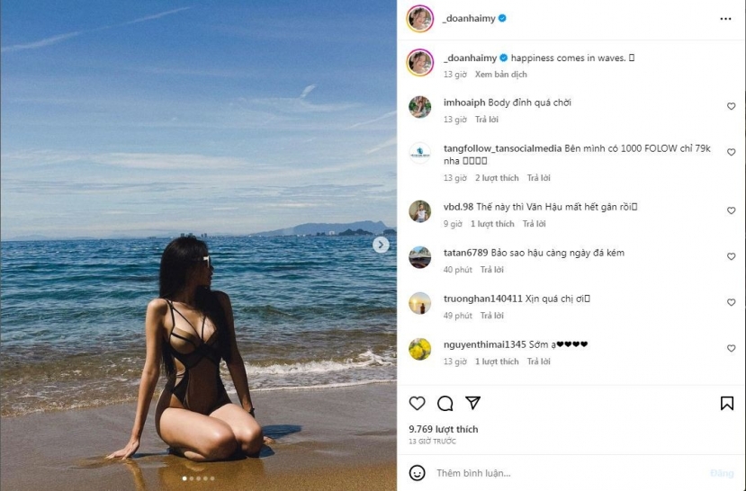 Bạn gái Văn Hậu diện bikini gợi cảm, khoe trọn đường cong 'bốc lửa' - Ảnh 1 Bạn gái Văn Hậu diện bikini gợi cảm, khoe trọn đường cong 'bốc lửa' - Ảnh 1