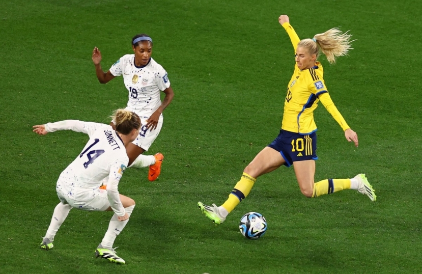 Tuyển Mỹ dừng bước tại World Cup nữ 2023 sau loạt sút luân lưu đầy kịch tính - Ảnh 3 Tuyển Mỹ dừng bước tại World Cup nữ 2023 sau loạt sút luân lưu đầy kịch tính - Ảnh 3