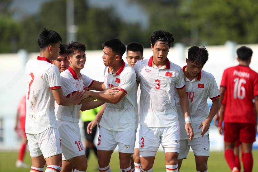 U23 Việt Nam có chiến thắng đậm trước U23 Lào U23 Việt Nam có chiến thắng đậm trước U23 Lào