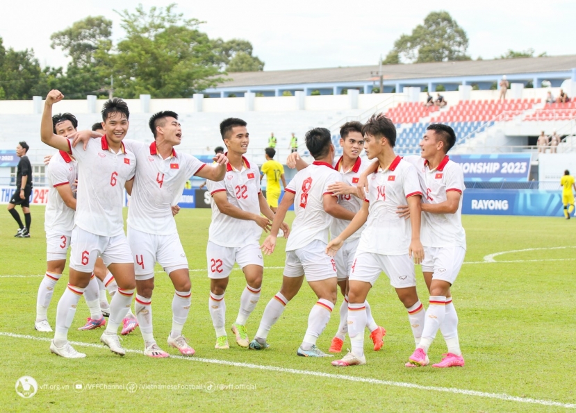 Truyền thông Đông Nam Á ấn tượng với màn trình diễn của U23 Việt Nam. Ảnh: VFF Truyền thông Đông Nam Á ấn tượng với màn trình diễn của U23 Việt Nam. Ảnh: VFF