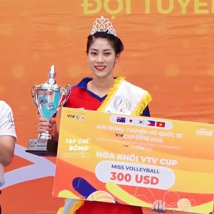 Kiều Trinh vừa được bầu chọn là hoa khôi của giải bóng chuyền VTV Cup 2023 Kiều Trinh vừa được bầu chọn là hoa khôi của giải bóng chuyền VTV Cup 2023
