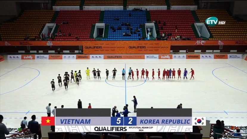 Tuyển futsal Việt Nam thẳng tiến vào VCK sau chiến thắng đậm trước Hàn Quốc - Ảnh 2 Tuyển futsal Việt Nam thẳng tiến vào VCK sau chiến thắng đậm trước Hàn Quốc - Ảnh 2