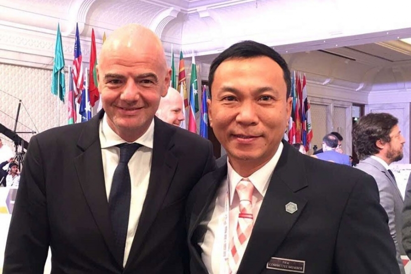 Chủ tịch VFF - Trần Quốc Tuấn bác bỏ thông tin được FIFA tài trợ 100 triệu USD xây sân vận động Chủ tịch VFF - Trần Quốc Tuấn bác bỏ thông tin được FIFA tài trợ 100 triệu USD xây sân vận động