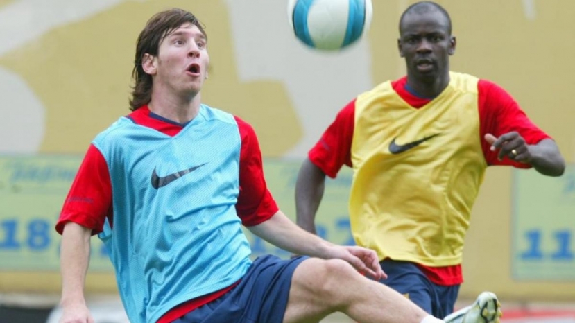Cha của Marcus Thuram từng là đồng đội với Messi trong màu áo Barcelona. Ảnh: Internet Cha của Marcus Thuram từng là đồng đội với Messi trong màu áo Barcelona. Ảnh: Internet