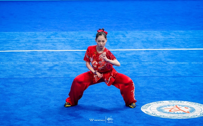 Sau 3 ngày thi đấu, Đặng Trần Phương Nhi giành 2 HCV (nam quyền nữ, nam côn nữ), 1 HCB (nam đao nữ). Đây cũng là 3 nội dung mà Phương Nhi tham dự. Tính đến thời điểm hiện tại, đội wushu Việt Nam có 4 huy chương gồm 2 vàng, 1 bạc và 1 đồng Sau 3 ngày thi đấu, Đặng Trần Phương Nhi giành 2 HCV (nam quyền nữ, nam côn nữ), 1 HCB (nam đao nữ). Đây cũng là 3 nội dung mà Phương Nhi tham dự. Tính đến thời điểm hiện tại, đội wushu Việt Nam có 4 huy chương gồm 2 vàng, 1 bạc và 1 đồng
