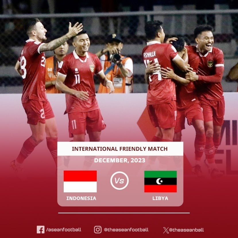 Tuyển Indonesia sẽ có 2 trận giao hữu với ĐT Libya. Ảnh: Asean football Tuyển Indonesia sẽ có 2 trận giao hữu với ĐT Libya. Ảnh: Asean football