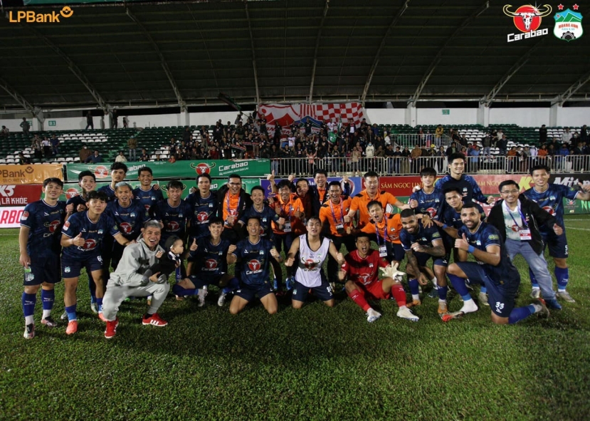 HAGL có chiến thắng đầu tay tại V-League 2023/24. Ảnh: CLB HAGL HAGL có chiến thắng đầu tay tại V-League 2023/24. Ảnh: CLB HAGL