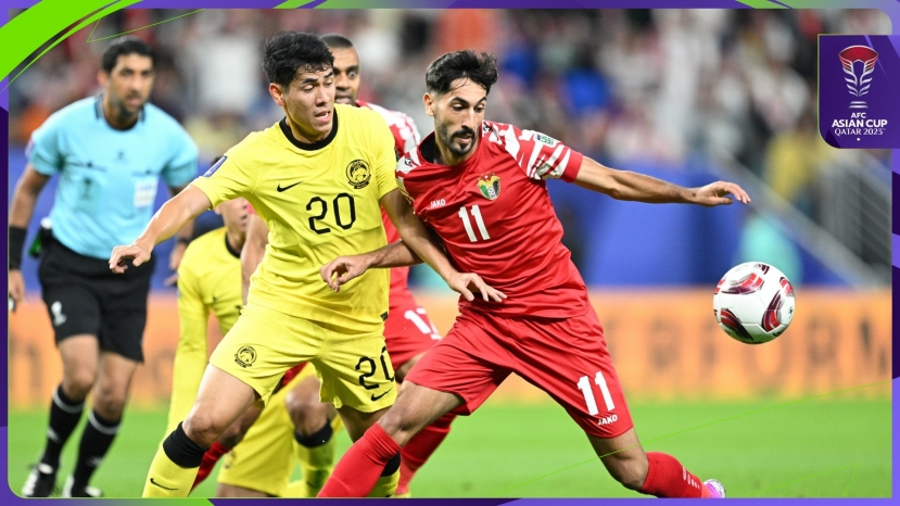 Malaysia để thua bạc nhược trước tuyển Jordan. Ảnh: AFC Malaysia để thua bạc nhược trước tuyển Jordan. Ảnh: AFC