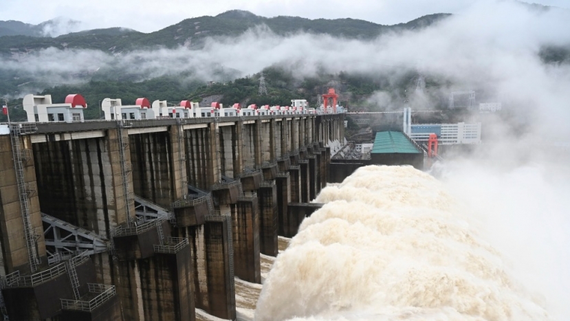 Xả lũ ở Trạm Thủy điện Thủy Khẩu ở tỉnh Phúc Kiến, đông nam Trung Quốc ngày 13/6/2022. Ảnh: Tân Hoa Xã Xả lũ ở Trạm Thủy điện Thủy Khẩu ở tỉnh Phúc Kiến, đông nam Trung Quốc ngày 13/6/2022. Ảnh: Tân Hoa Xã