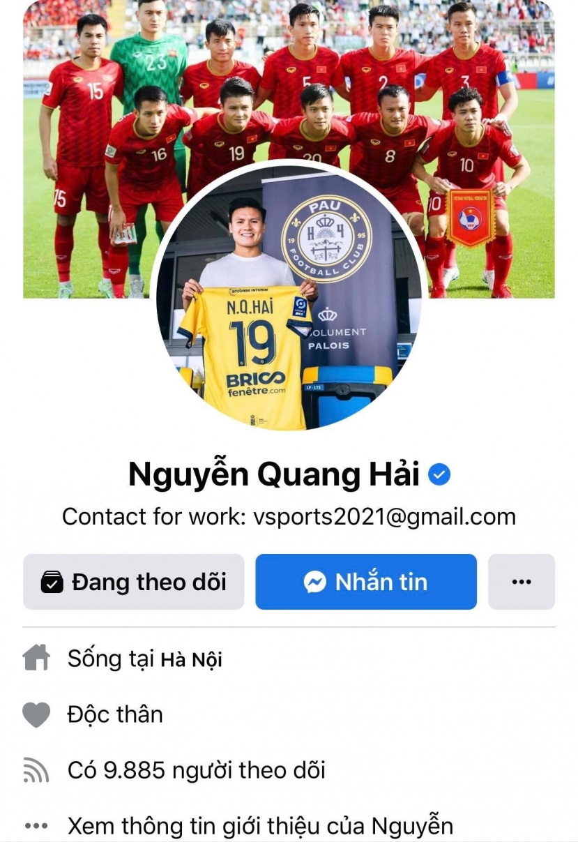 Quang Hải có hơn 2,5 triệu người follow giờ chỉ còn hơn 9.000. Quang Hải có hơn 2,5 triệu người follow giờ chỉ còn hơn 9.000.