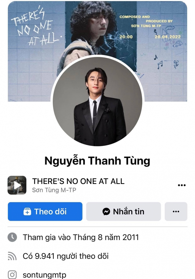 Con số follower ban đầu của Sơn Tùng M-TP là hơn 2,2 triệu. Con số follower ban đầu của Sơn Tùng M-TP là hơn 2,2 triệu.