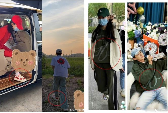 Những lần cặp đôi bị soi đi giày đôi, mặc áo đôi. Những lần cặp đôi bị soi đi giày đôi, mặc áo đôi.