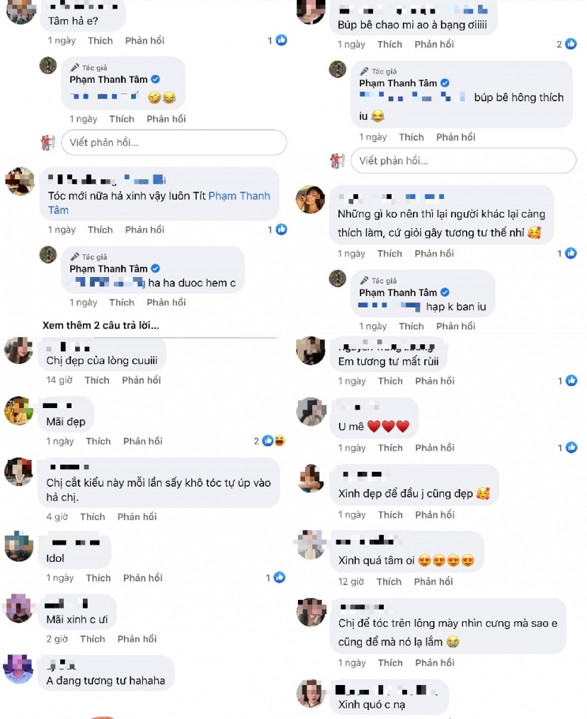 Bạn bè dành lời khen cho độ chịu chơi của Tâm Tít. Bạn bè dành lời khen cho độ chịu chơi của Tâm Tít.