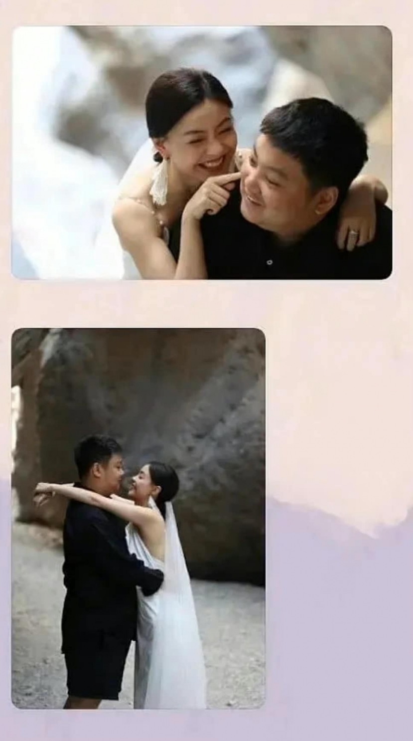 Ảnh cưới của cô gái được cho là nhân vật chính ảnh giường chiếu với Trần Phi Vũ. Ảnh cưới của cô gái được cho là nhân vật chính ảnh giường chiếu với Trần Phi Vũ.
