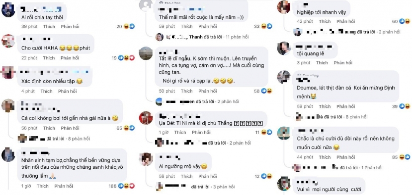 CDM để lại bình luận trước nghi vấn Vua cá Koi 'đường ai nấy đi' với Hà Thanh Xuân (Ảnh: Chụp màn hình) CDM để lại bình luận trước nghi vấn Vua cá Koi 'đường ai nấy đi' với Hà Thanh Xuân (Ảnh: Chụp màn hình)