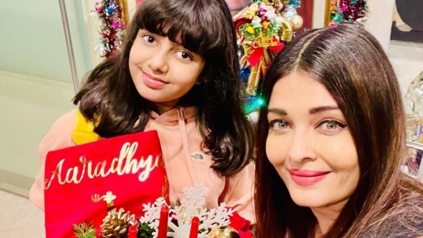 Aishwarya Rai và con gái. Aishwarya Rai và con gái.