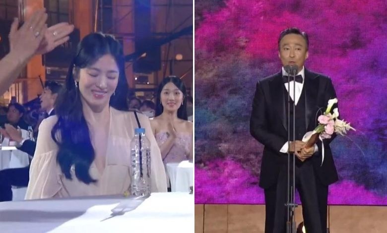 Lee Sung Min nhắc đến Song Joong Ki ngay trước mặt Song Hye Kyo tại lễ trao giải Baeksang. Lee Sung Min nhắc đến Song Joong Ki ngay trước mặt Song Hye Kyo tại lễ trao giải Baeksang.