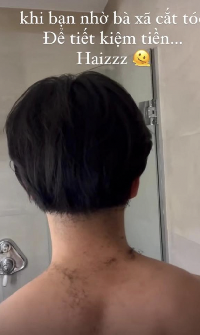 Dân tình đồng cảm và thấu hiểu cho sự chán nản của Huy Trần với màn cắt tóc 'đi vào lòng đất' của Ngô Thanh Vân. Ảnh chụp màn hình Dân tình đồng cảm và thấu hiểu cho sự chán nản của Huy Trần với màn cắt tóc 'đi vào lòng đất' của Ngô Thanh Vân. Ảnh chụp màn hình