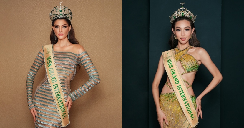 Tân hoa hậu bị tố vì pose dáng giống Hoa hậu Thùy Tiên. Ảnh: Internet Tân hoa hậu bị tố vì pose dáng giống Hoa hậu Thùy Tiên. Ảnh: Internet