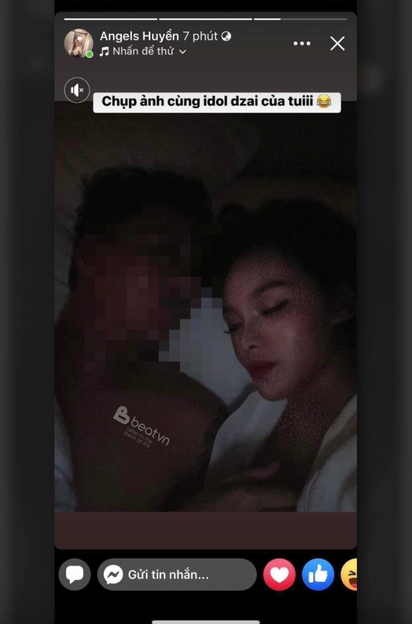 Hotgirl Angels Huyền đăng tải ảnh nóng bên diễn viên nổi tiếng là ai? - Ảnh 2 Hotgirl Angels Huyền đăng tải ảnh nóng bên diễn viên nổi tiếng là ai? - Ảnh 2