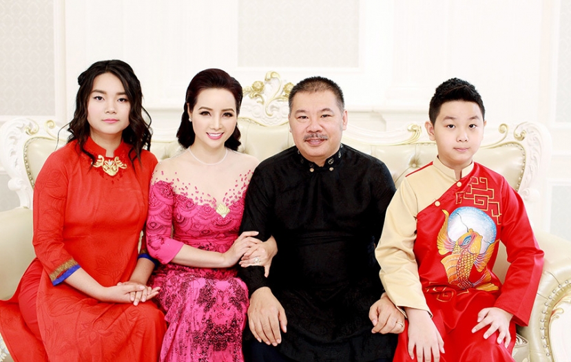 Gia đình nhỏ hạnh phúc của diễn viên Mai Thu Huyền. Ảnh: Facebook Gia đình nhỏ hạnh phúc của diễn viên Mai Thu Huyền. Ảnh: Facebook