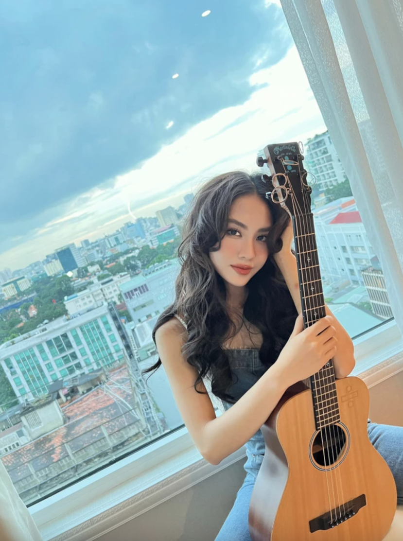 Hoa hậu Mai Phương được đánh giá là người đẹp đa tài. Ảnh: Internet Hoa hậu Mai Phương được đánh giá là người đẹp đa tài. Ảnh: Internet