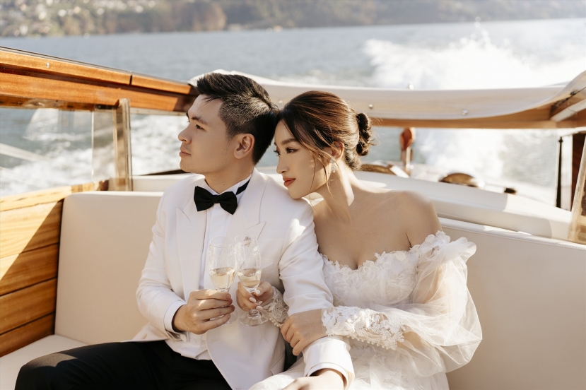 Về làm dâu chốn hào môn, Đỗ Mỹ Linh thừa nhận có nhiều sự thay đổi (Ảnh: FBNV) Về làm dâu chốn hào môn, Đỗ Mỹ Linh thừa nhận có nhiều sự thay đổi (Ảnh: FBNV)