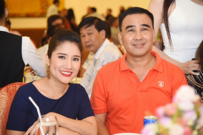 Cát Tường và Quyền Linh từng là 'ông mai bà mối' trong Bạn Muốn Hẹn Hò. Ảnh: Internet Cát Tường và Quyền Linh từng là 'ông mai bà mối' trong Bạn Muốn Hẹn Hò. Ảnh: Internet