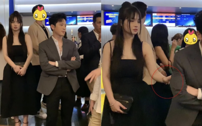 Hình ảnh một cô gái kéo áo Phí Ngọc Hưng gây khá nhiều tranh cãi. Ảnh: Internet Hình ảnh một cô gái kéo áo Phí Ngọc Hưng gây khá nhiều tranh cãi. Ảnh: Internet