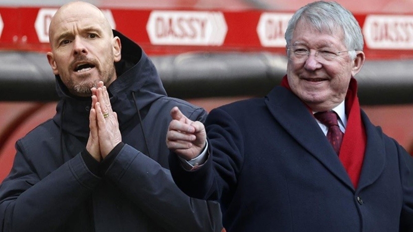 Kinh nghiệm của Sir Alex chắc chắn giúp ích rất nhiều cho Ten Hag trước cuộc đối đầu Barcelona. Ảnh: Mirror Kinh nghiệm của Sir Alex chắc chắn giúp ích rất nhiều cho Ten Hag trước cuộc đối đầu Barcelona. Ảnh: Mirror