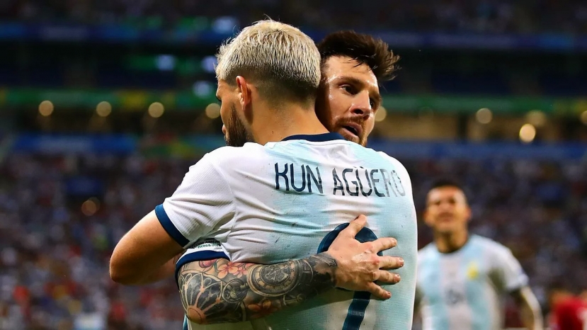Messi và Aguero là đội bạn rất thân. Ảnh: Instagram/Lionel Messi Messi và Aguero là đội bạn rất thân. Ảnh: Instagram/Lionel Messi