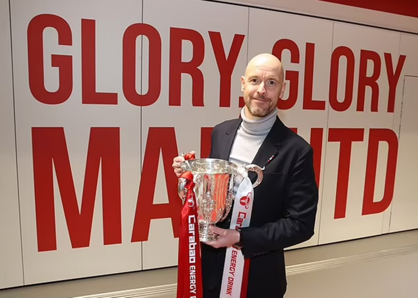 Đây là danh hiệu đầu tiên của Ten Hag ở Man United. Đây là danh hiệu đầu tiên của Ten Hag ở Man United.