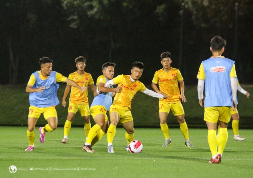 Chờ đợi màn thể hiện của U23 Việt Nam. Ảnh: VFF Chờ đợi màn thể hiện của U23 Việt Nam. Ảnh: VFF