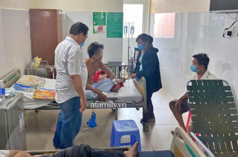 Ông Tâm, nạn nhân duy nhất sống sót sau vụ cháy khiến 6 người trong một gia đình không thể chạy thoát. Ảnh: Pháp luật & Bạn đọc Ông Tâm, nạn nhân duy nhất sống sót sau vụ cháy khiến 6 người trong một gia đình không thể chạy thoát. Ảnh: Pháp luật & Bạn đọc