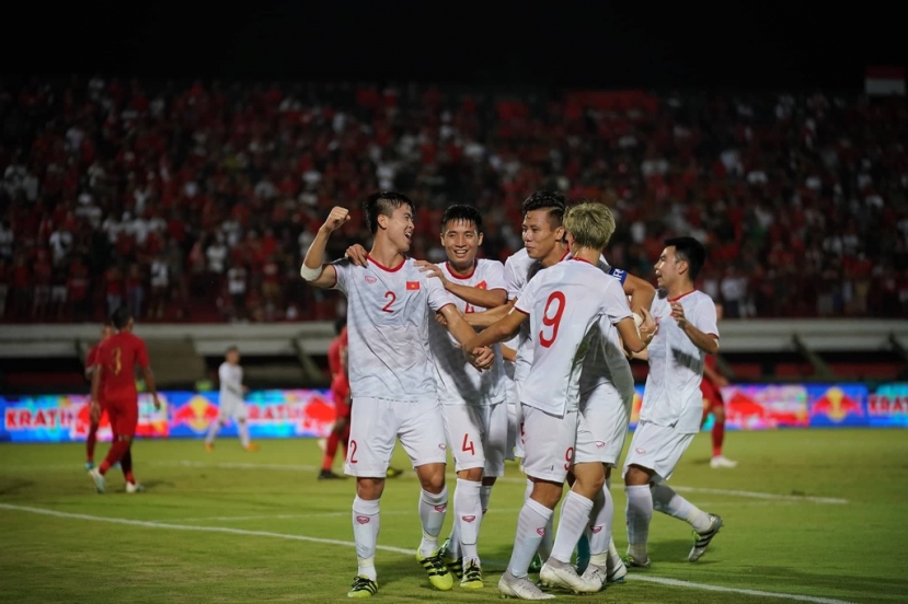 ĐT Việt Nam từng giành thắng lợi 3-1 trước Indonesia trong trận lượt đi. Ảnh: Internet ĐT Việt Nam từng giành thắng lợi 3-1 trước Indonesia trong trận lượt đi. Ảnh: Internet