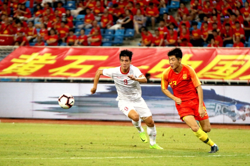 U22 Việt Nam và U22 Trung Quốc từng có trận giao hữu hồi năm 2019. Ảnh: Internet U22 Việt Nam và U22 Trung Quốc từng có trận giao hữu hồi năm 2019. Ảnh: Internet