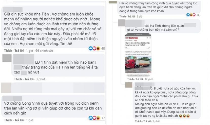 Ca sĩ Thủy Tiên đăng status tranh cãi, bị mắng nhận vơ hơn 1000 tấn lương thực hỗ trợ Sài Gòn - Ảnh 6 Ca sĩ Thủy Tiên đăng status tranh cãi, bị mắng nhận vơ hơn 1000 tấn lương thực hỗ trợ Sài Gòn - Ảnh 6