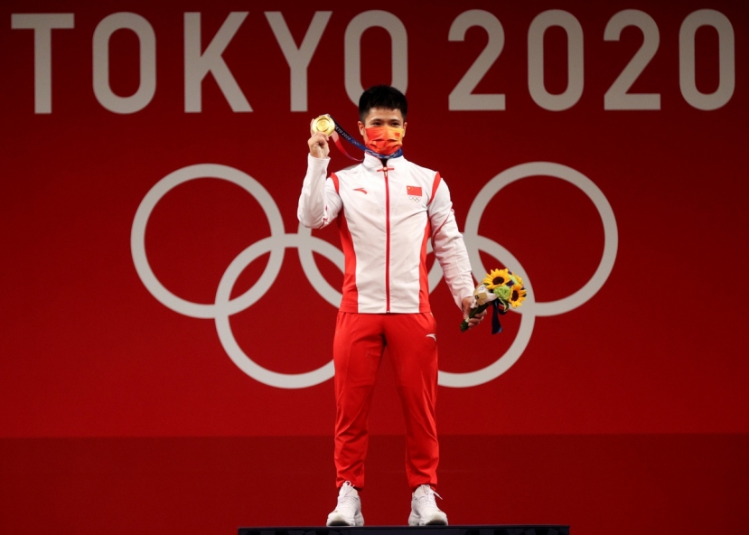 'Siêu nhân' cử tạ Trung Quốc gây choáng tại Olympic: Nâng tạ gần 200 kg với chỉ bằng một chân - Ảnh 5 'Siêu nhân' cử tạ Trung Quốc gây choáng tại Olympic: Nâng tạ gần 200 kg với chỉ bằng một chân - Ảnh 5